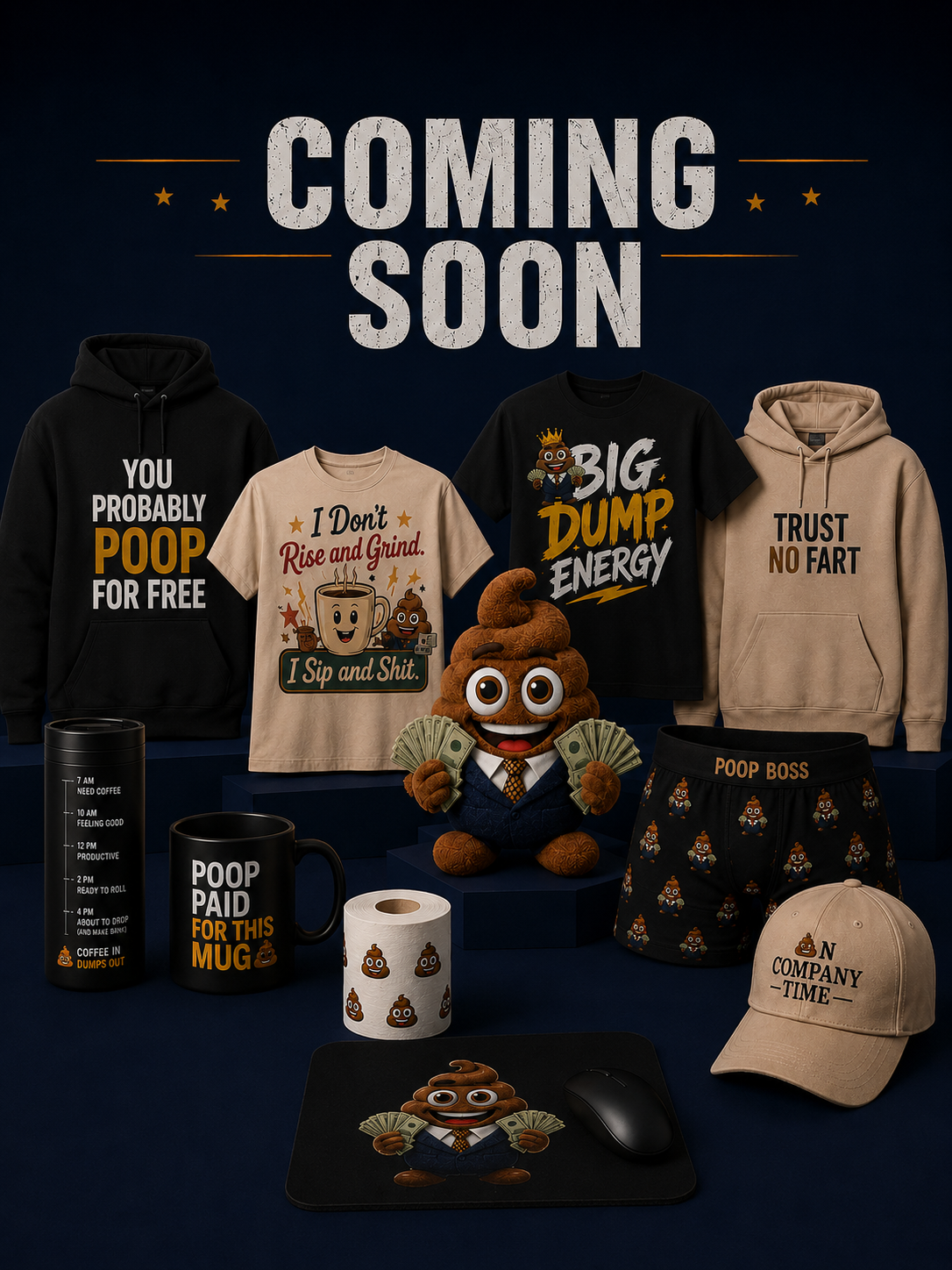 Poop Profit merch coming soon